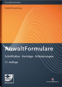 AnwaltFormulare ·  Schriftsätze – Verträge – Erläuterungen